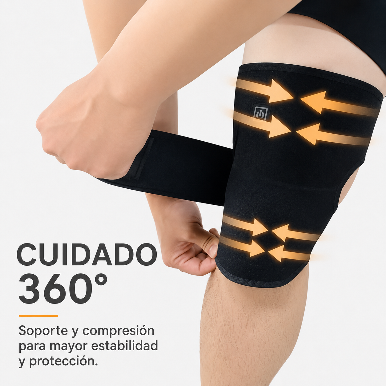 MoviFlex™ Heat – Rodillera Térmica Eléctrica con USB
