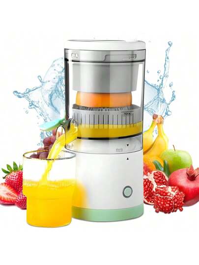Exprimidor Recargable Automático – Jugo Fresco al Instante