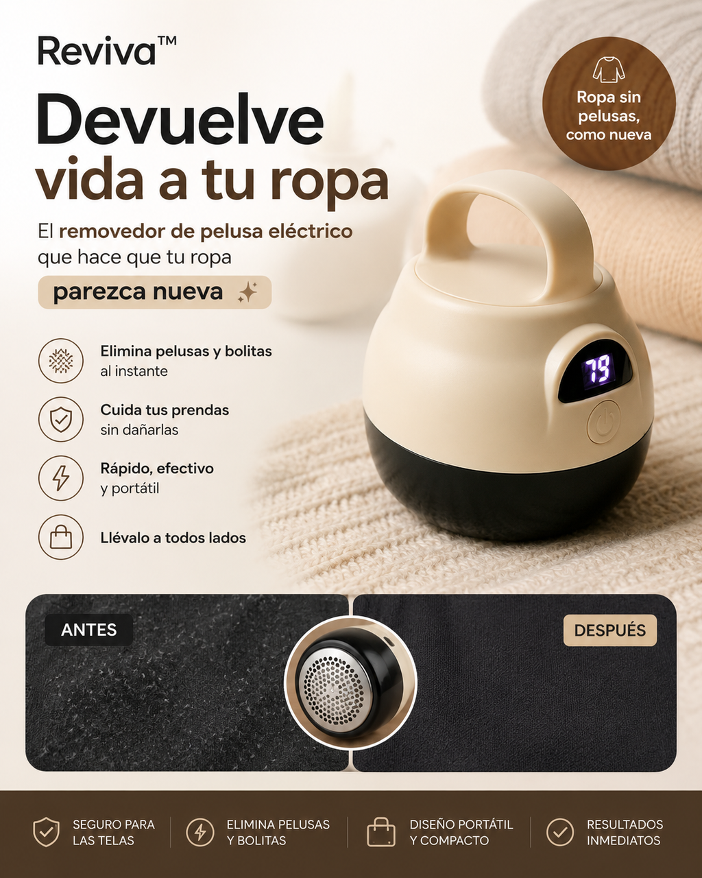 Reviva™ deja tu ropa como nueva