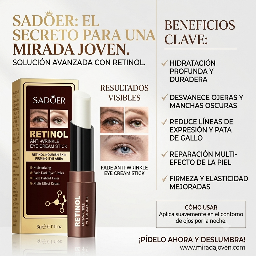 Retinol SADOER Contorno De Ojos