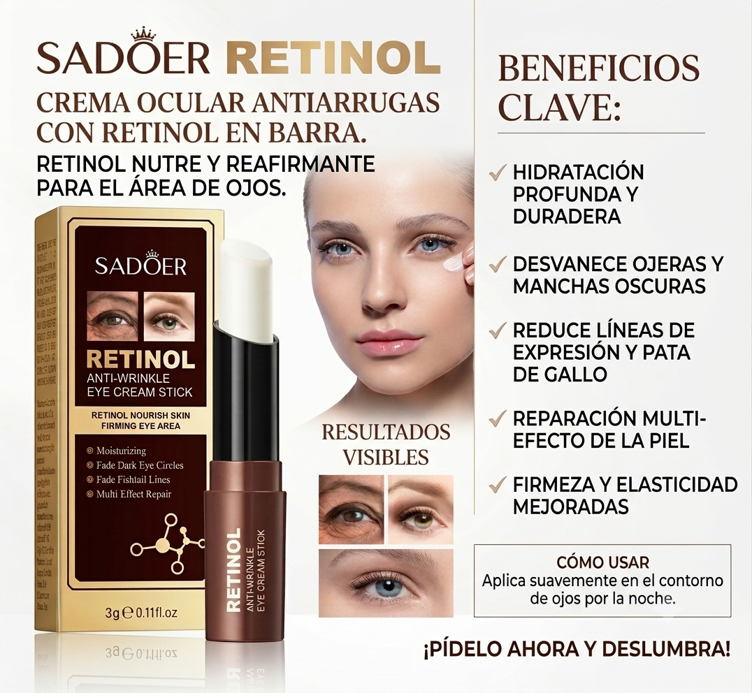 Retinol SADOER Contorno De Ojos