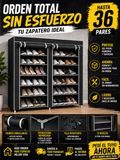 ¡Organiza hasta 36 pares en minutos y recupera el espacio en tu hogar!