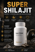SUPER SHILAJIT™ | Extracto de Shilajit · 500 mg30 Cápsulas