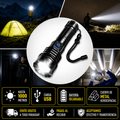 🔦 Linterna AMERICANA DE METAL LÁSER PRO!