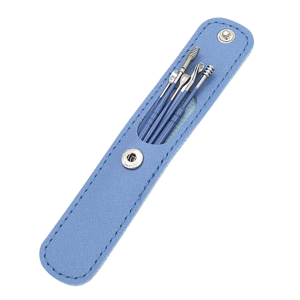 Kit de Limpieza de Oídos con Estuche Portátil