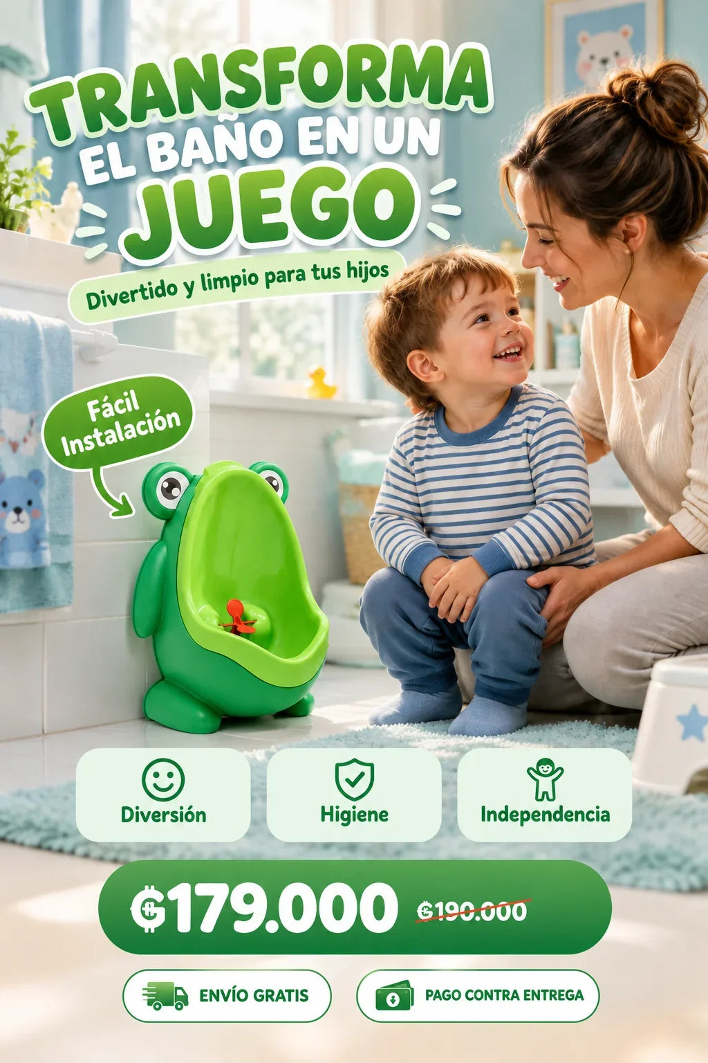 SapiPipí – Mingitorio Entrenador para Niños